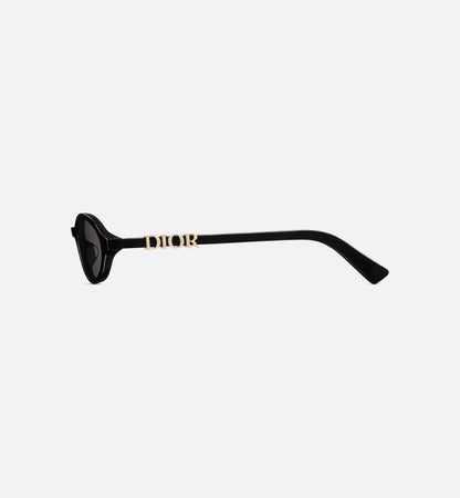 Women's oval black Treasure R1I sunglasses