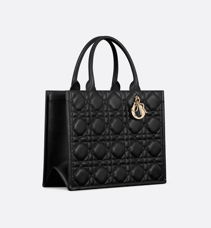 Borsa media Dior Book Tote Nero
