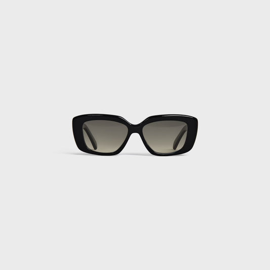 Occhiali da sole Triomphe 04 in acetato nero donna