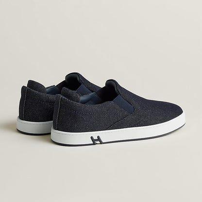Lucky raw blue slip-on sneaker