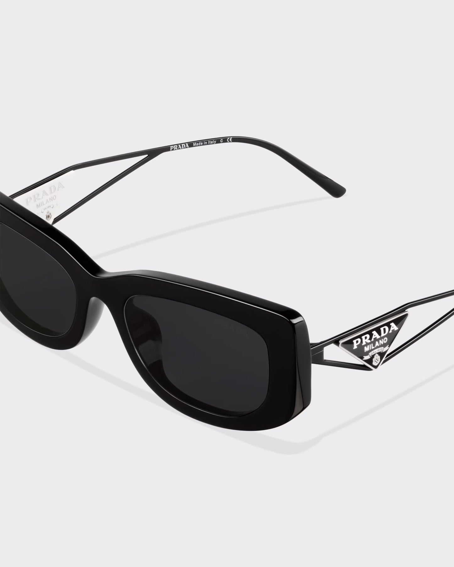 Sunglasses with Triangle Logo with Slate Lenses