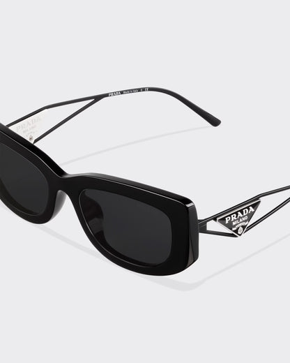 Sunglasses with Triangle Logo with Slate Lenses