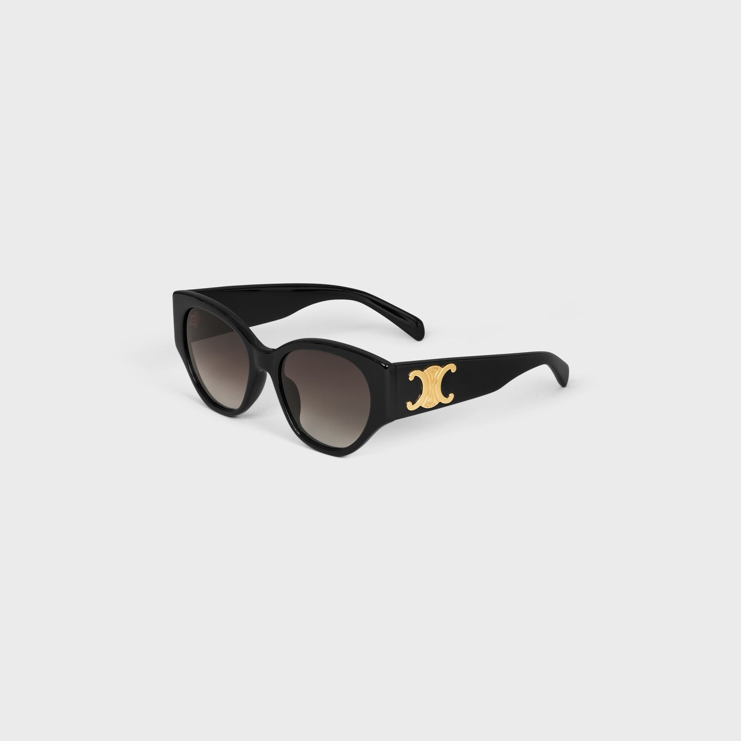 Occhiali da sole Triomphe XL 03 in acetato nero donna