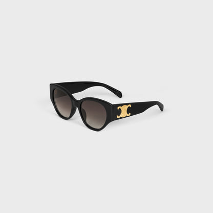 Occhiali da sole Triomphe XL 03 in acetato nero donna