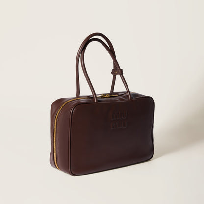 Large Beau bag in brown leather