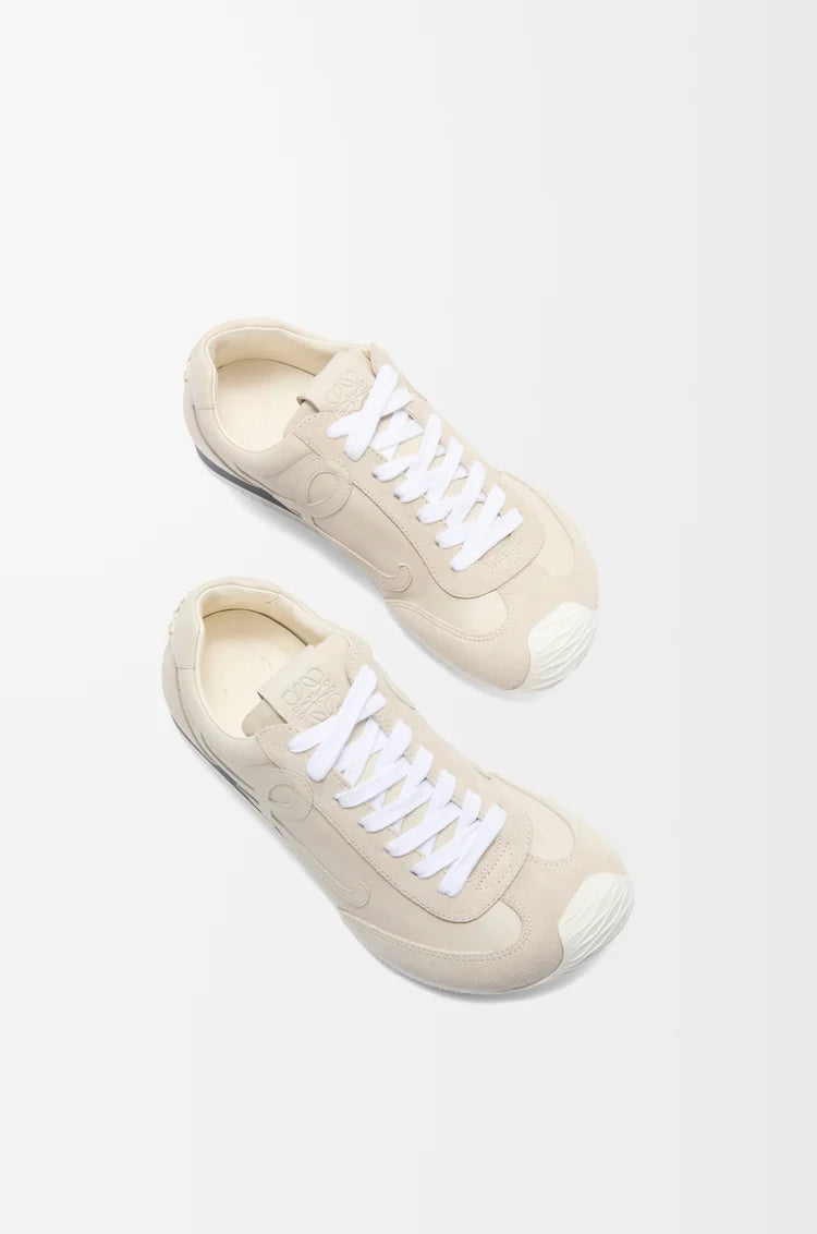 Sneaker Ballet Runner 2.0 in morbida pelle bianco