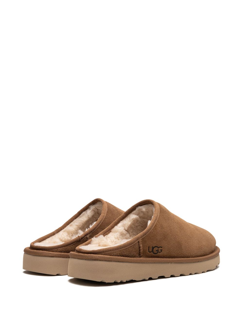 Pantofole Classic Slip-On marrone castagno