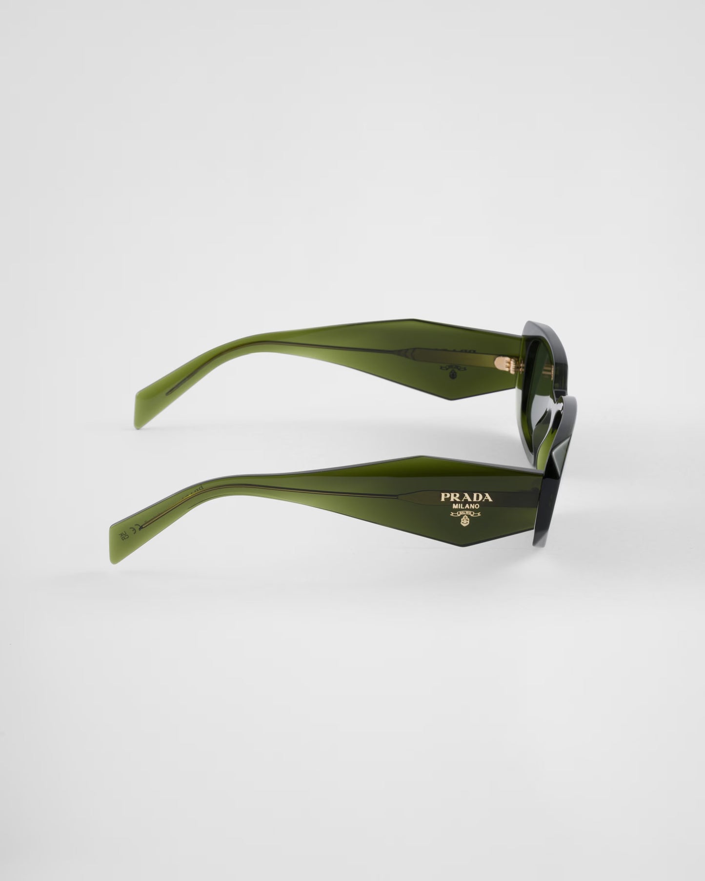 PP Symbole Geometric Sunglasses with Forest Lenses