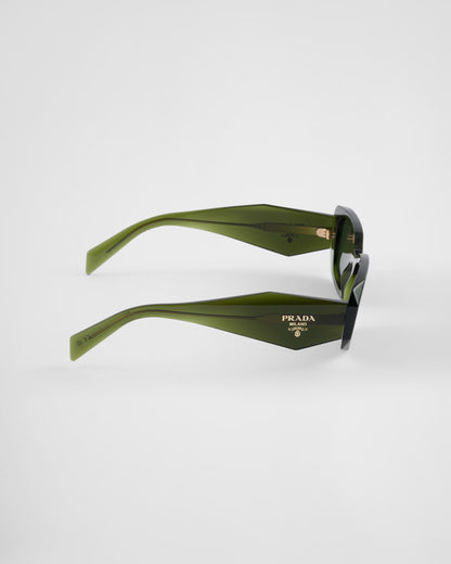 PP Symbole Geometric Sunglasses with Forest Lenses