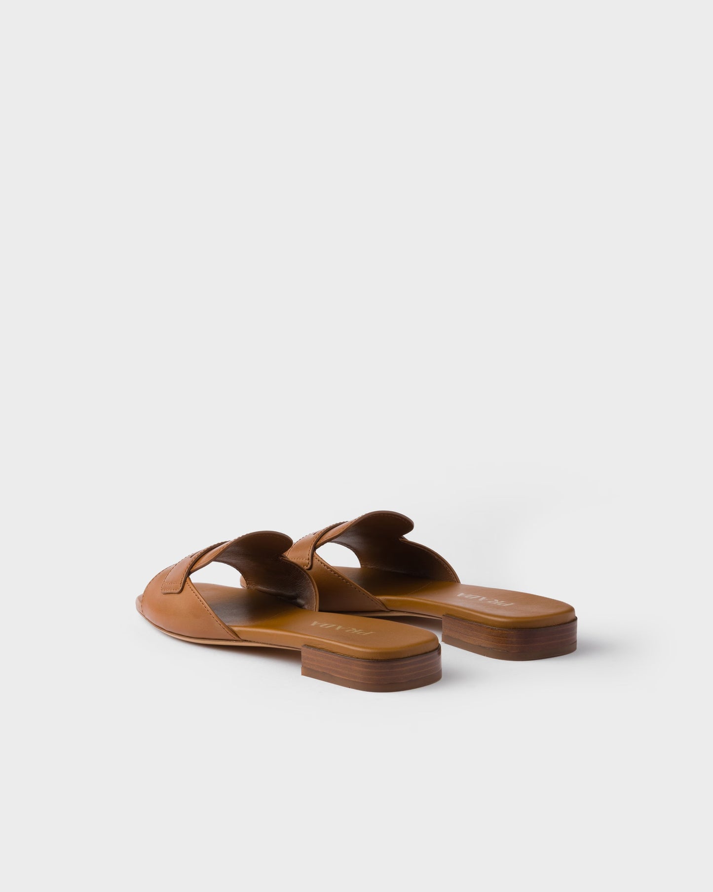 Leder-Slider-Sandalen