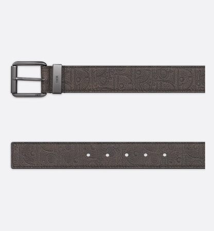 Gravity brown vintage leather 35 mm men's belt