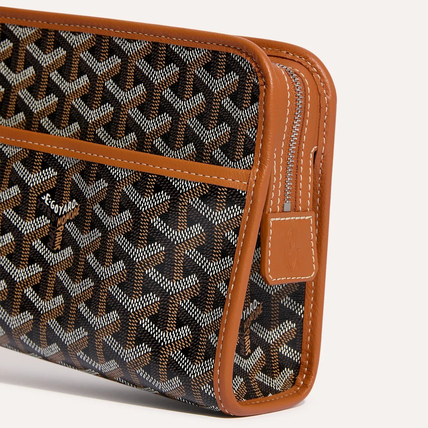 Jouvence PM Toiletry Bag Black & Tan