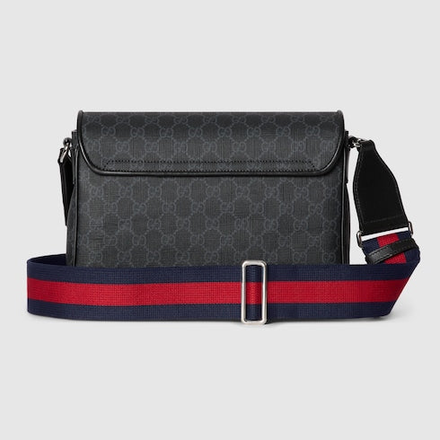 Borsa a tracolla GG nero misura media