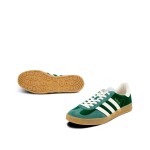 GG x Adidas Gazelle Grünes Wildleder