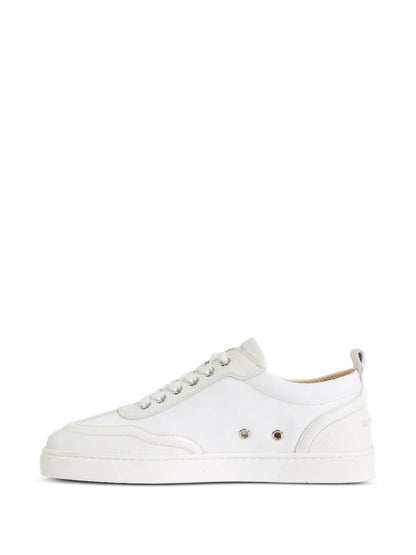 Sneakers basse Retero bianche/oro