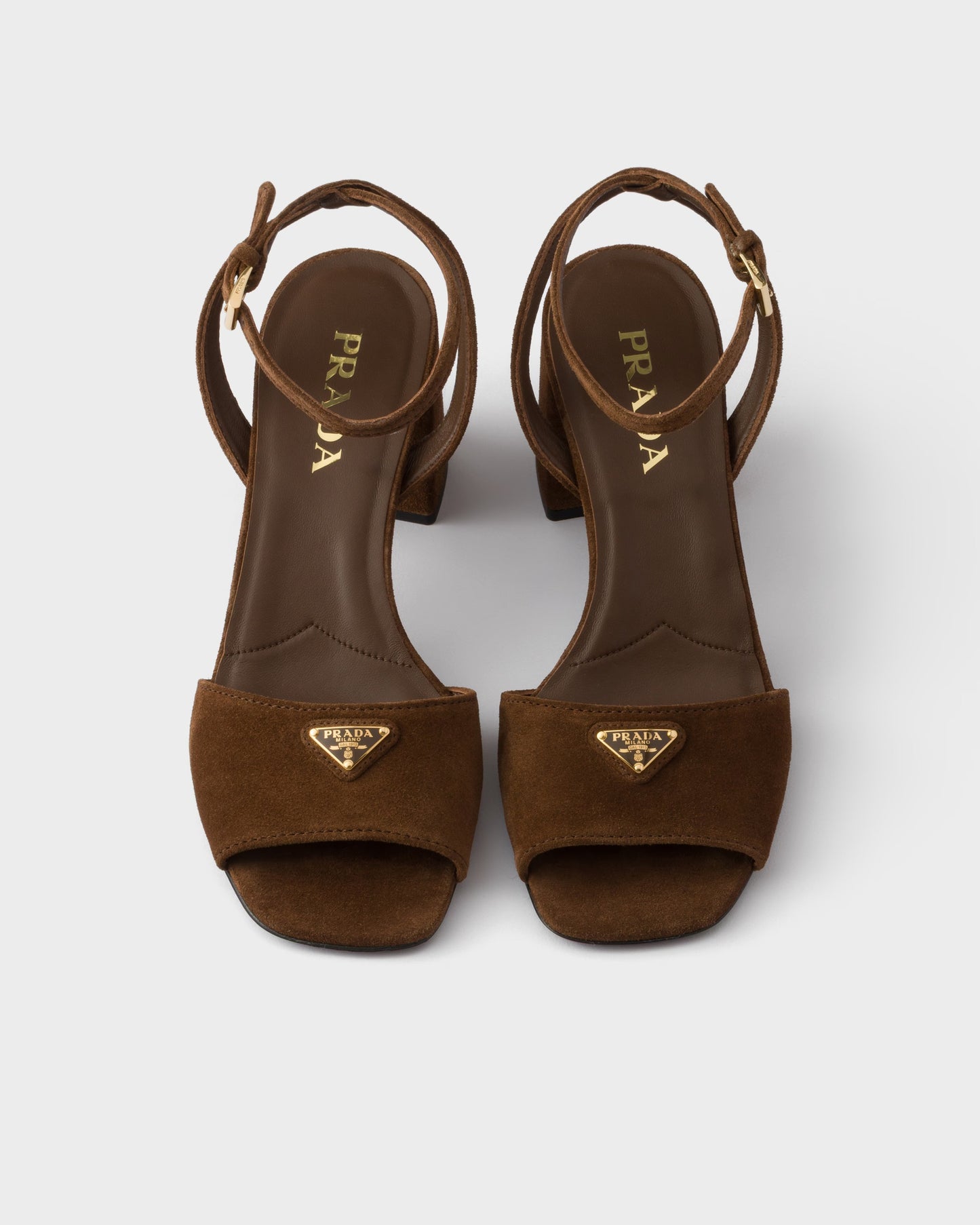 Cocoa suede sandals