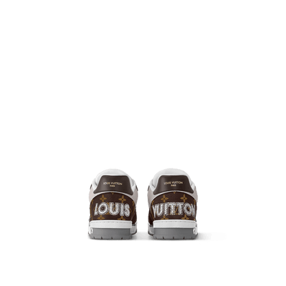 Sneaker Trainer Monogram Denim Mocha