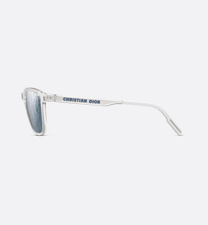 Occhiali da sole rettangolari Tag SU Crystal-Tone uomo