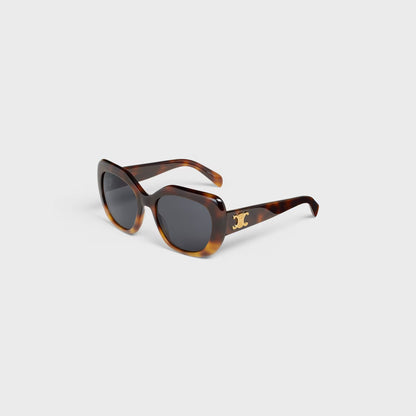 Occhiali da sole Triomphe 06 in acetato gradient havana donna