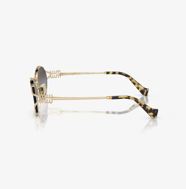 Gold frame sunglasses Gray lenses