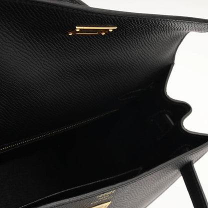 Kelly 25 Schwarz Epsom