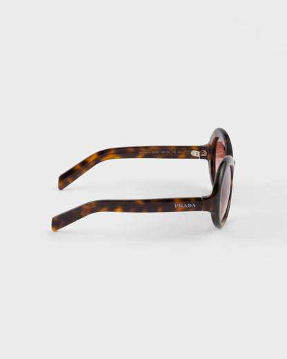 Round Sunglasses with Powder Gradient Lenses