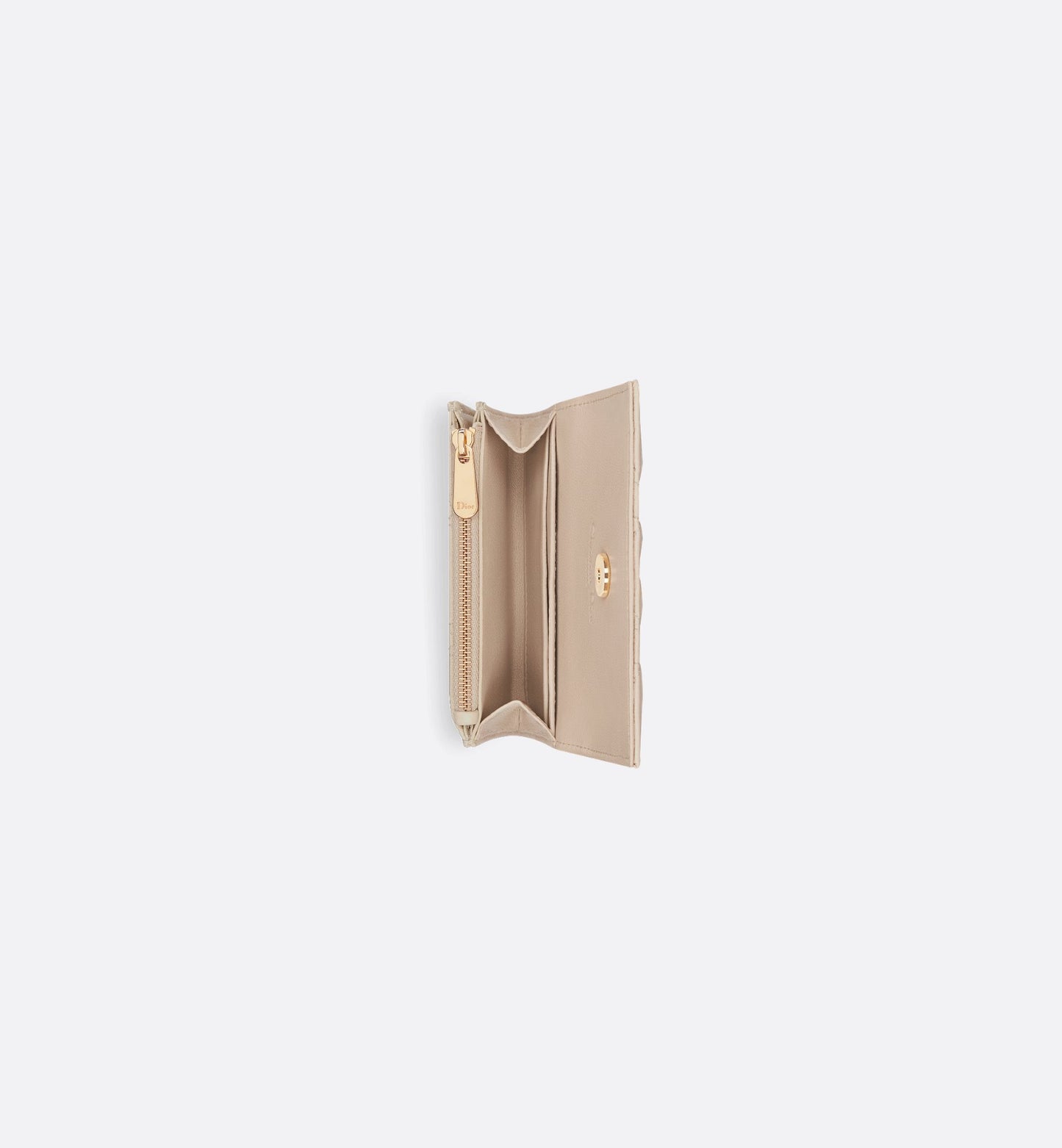 My Glycine Cannage lambskin wallet in powder beige