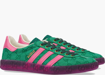 Gucci Gazelle 'Grünes GG-Monogramm'