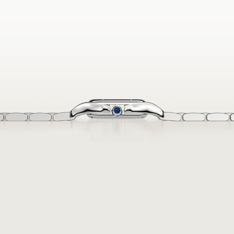 Panthère watch, small model, silver-colored