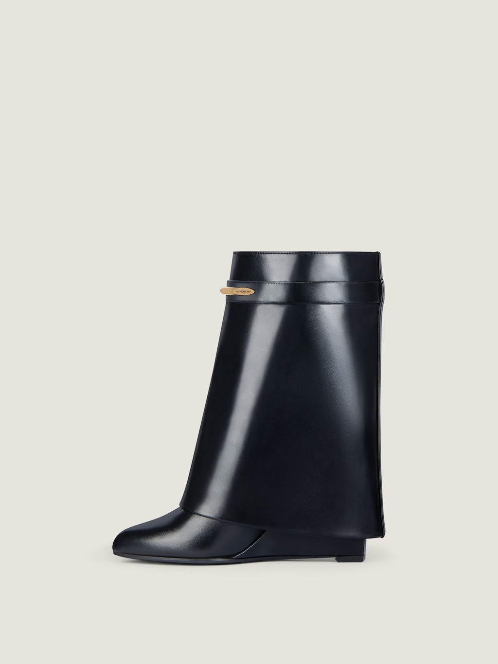 Shark Stiefeletten aus schwarzem Leder