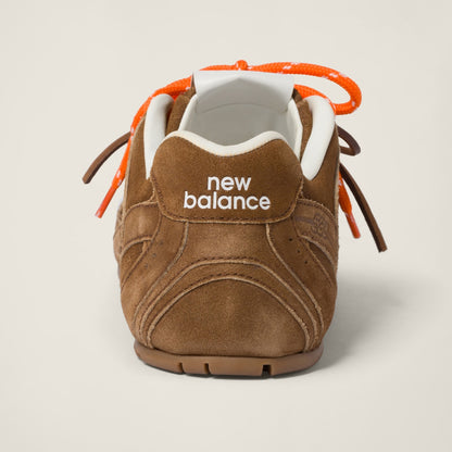 NB X MM 530 SL Sneakers aus dunkelbraunem Wildleder
