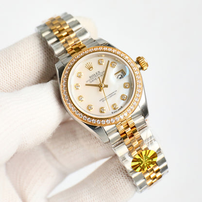 Oyster Perpetual Datejust Diamond Mother-of-Pearl Two-Tone