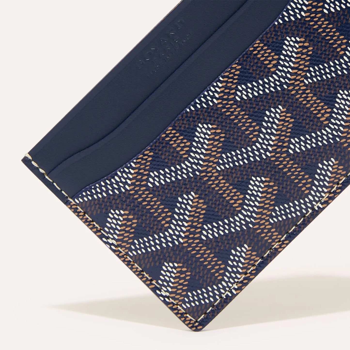 Saint-Sulpice Card Wallet Navy Blue
