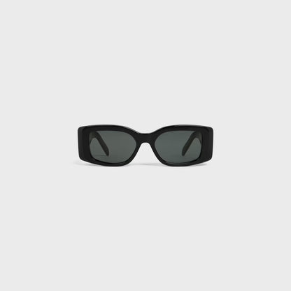 Occhiali da sole Triomphe XL 01 in acetato nero donna