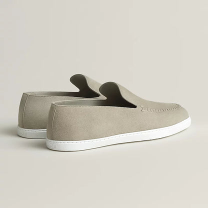 Julian beige suede loafers