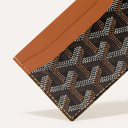 Saint-Sulpice Card Wallet Black & Tan