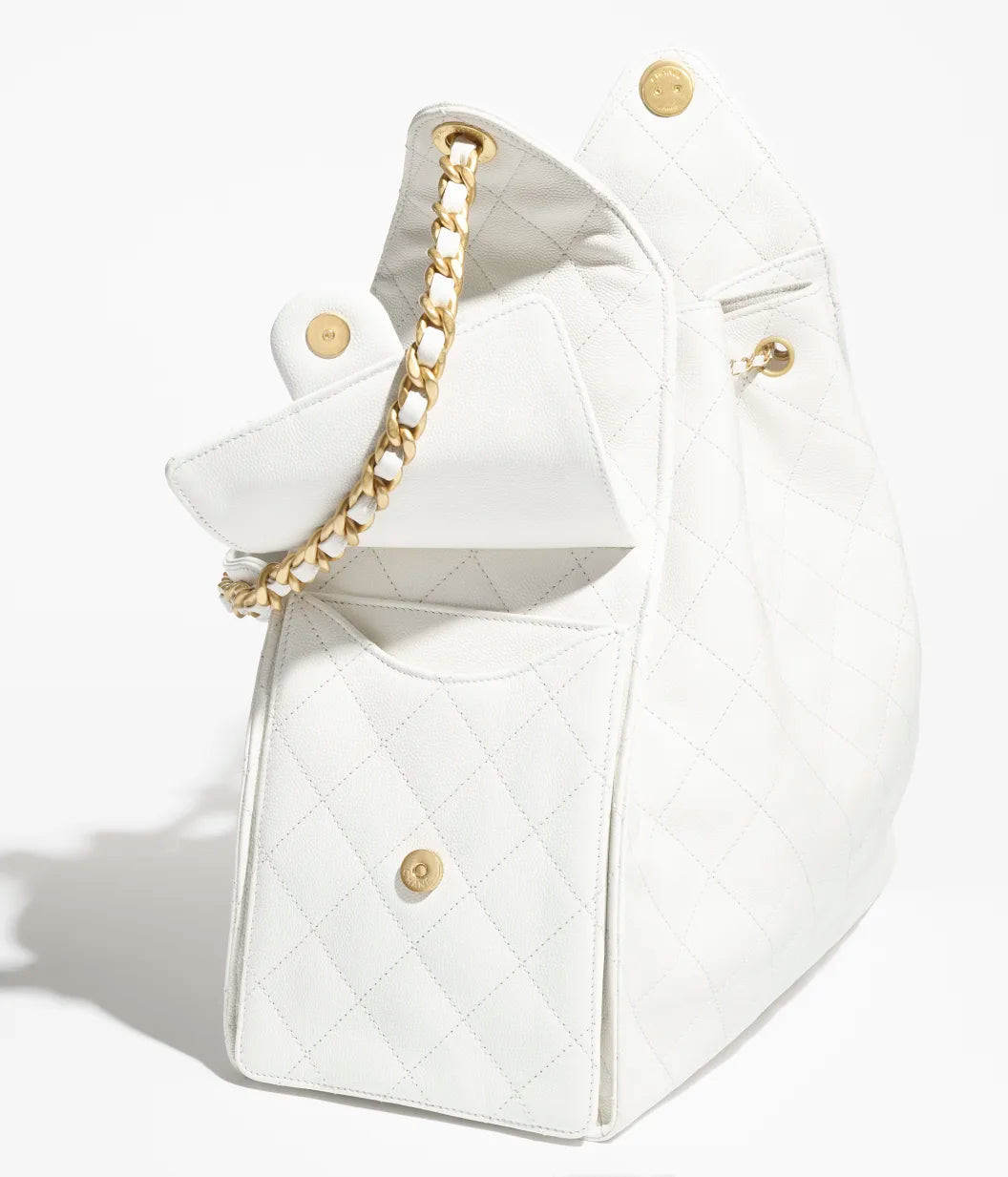Borsa CHANEL 25 media bianco