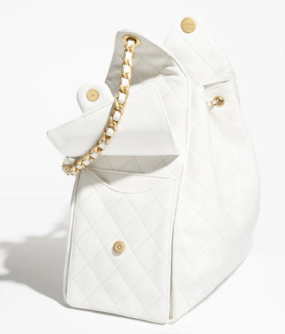 Borsa CHANEL 25 media bianco