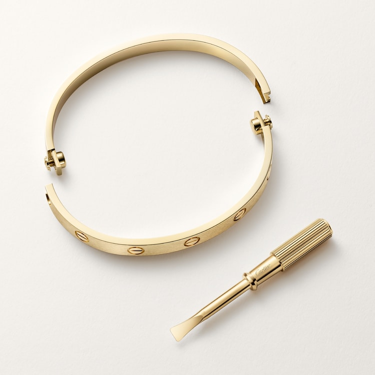 LOVE bracelet classic model in brushed gold color