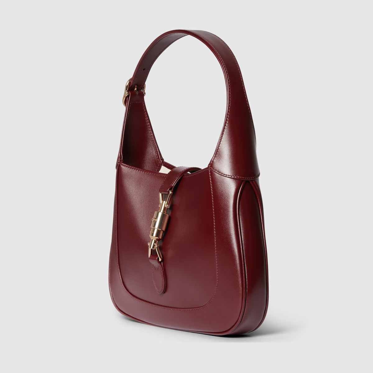 Borsa Jackie 1961 misura media in Pelle GG Rosso Ancora