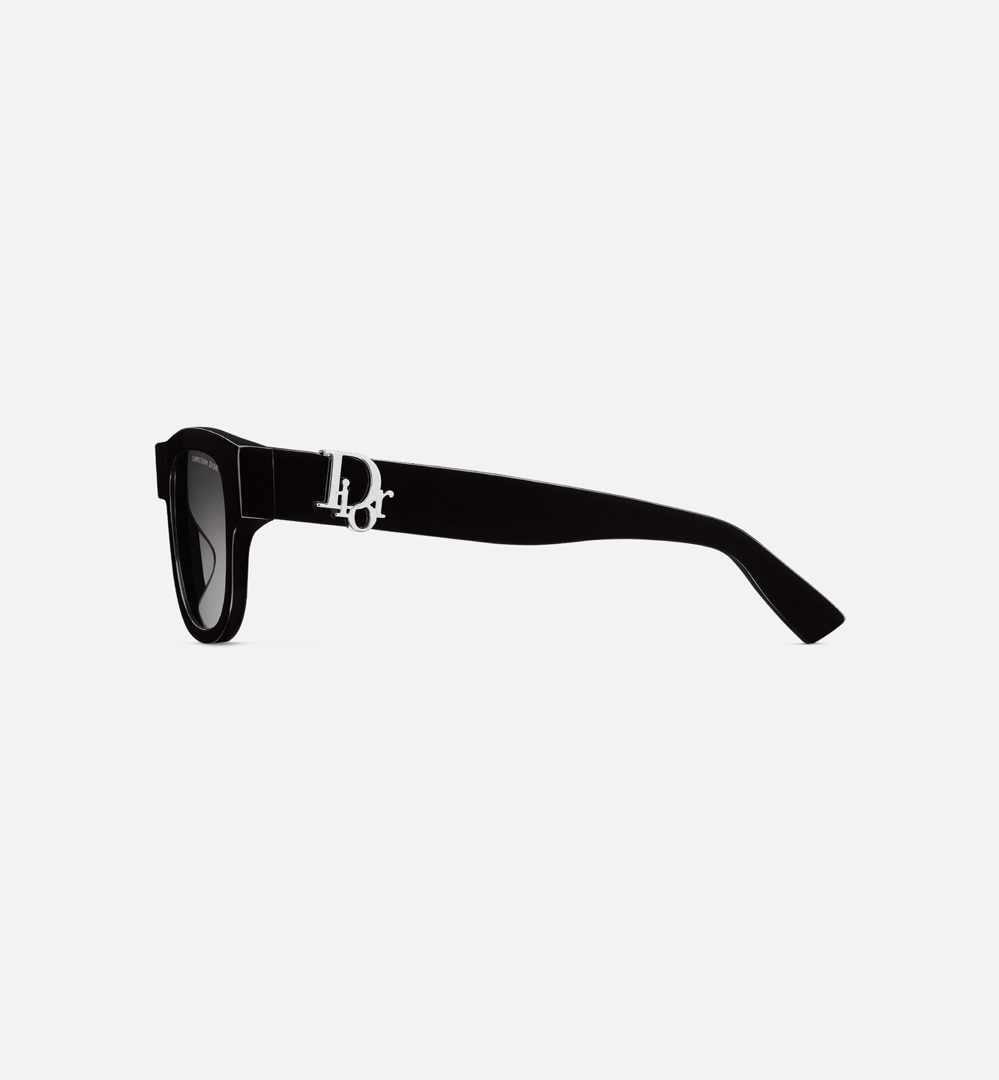Men's Oblique S4I Black Square Sunglasses