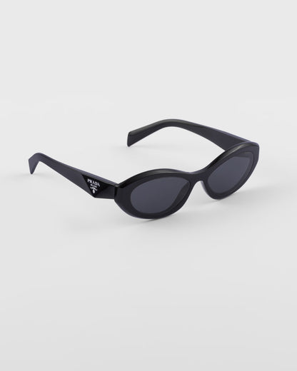 Black acetate PP Symbole sunglasses