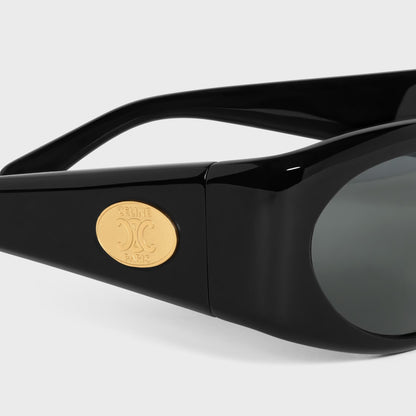 Occhiali da sole Journey in acetato nero donna
