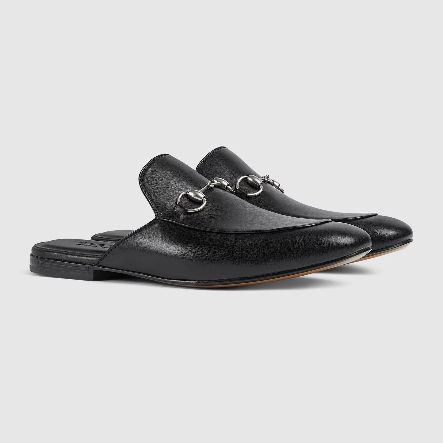 Sabot uomo con Morsetto in pelle nera