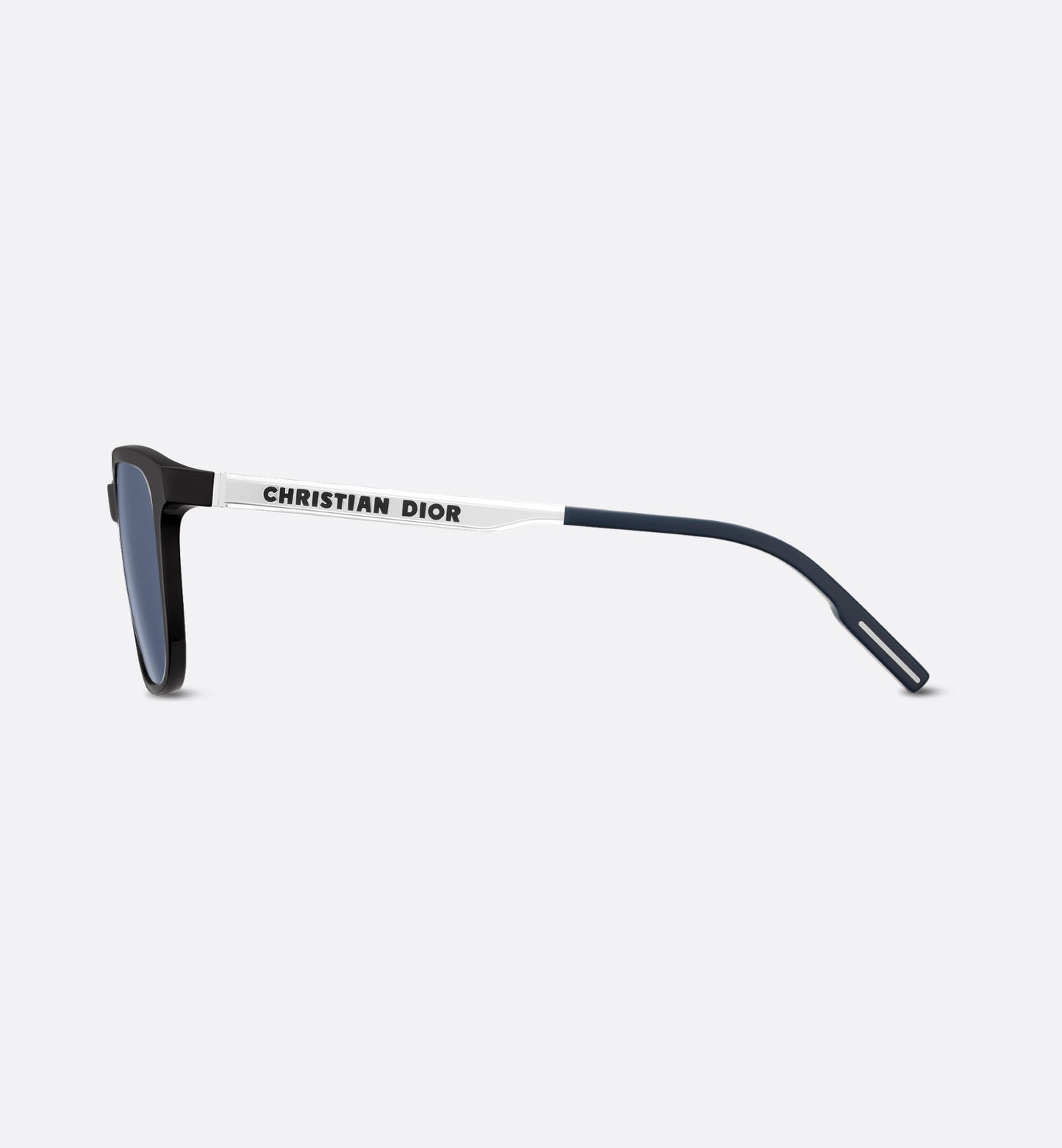 Men's black SU rectangular sunglasses