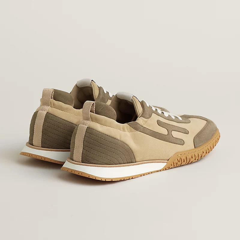 Jet Sneaker Leinenbeige / Tundragrün