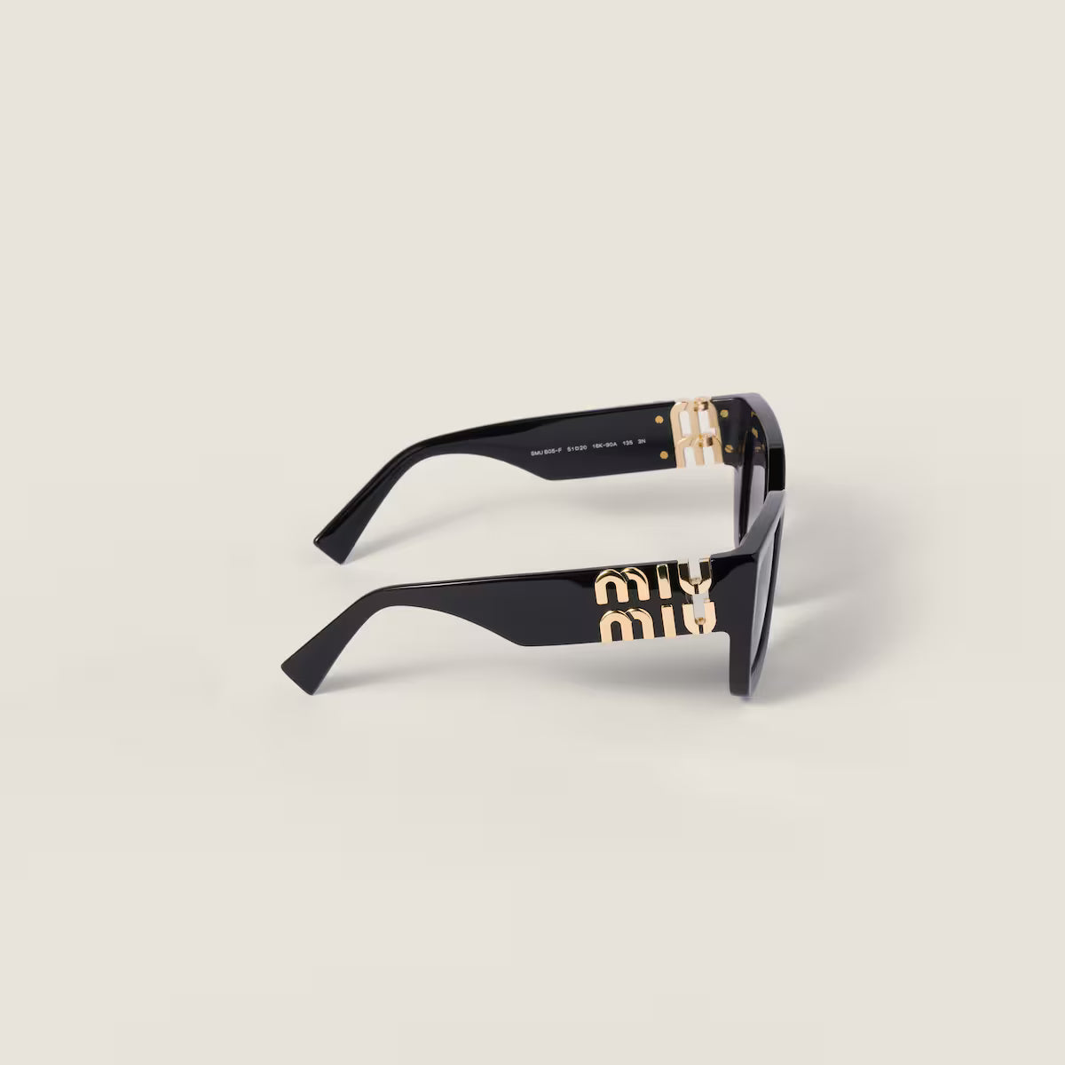 Miu Glimpse Sunglasses Gradient Smoke Grey Lenses