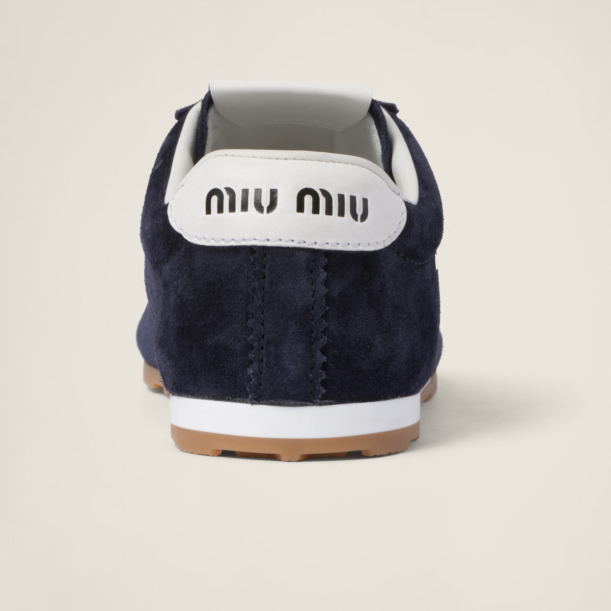 Blue suede Plume sneakers
