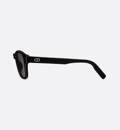 Men's Black Square CD Icon S4I Sunglasses