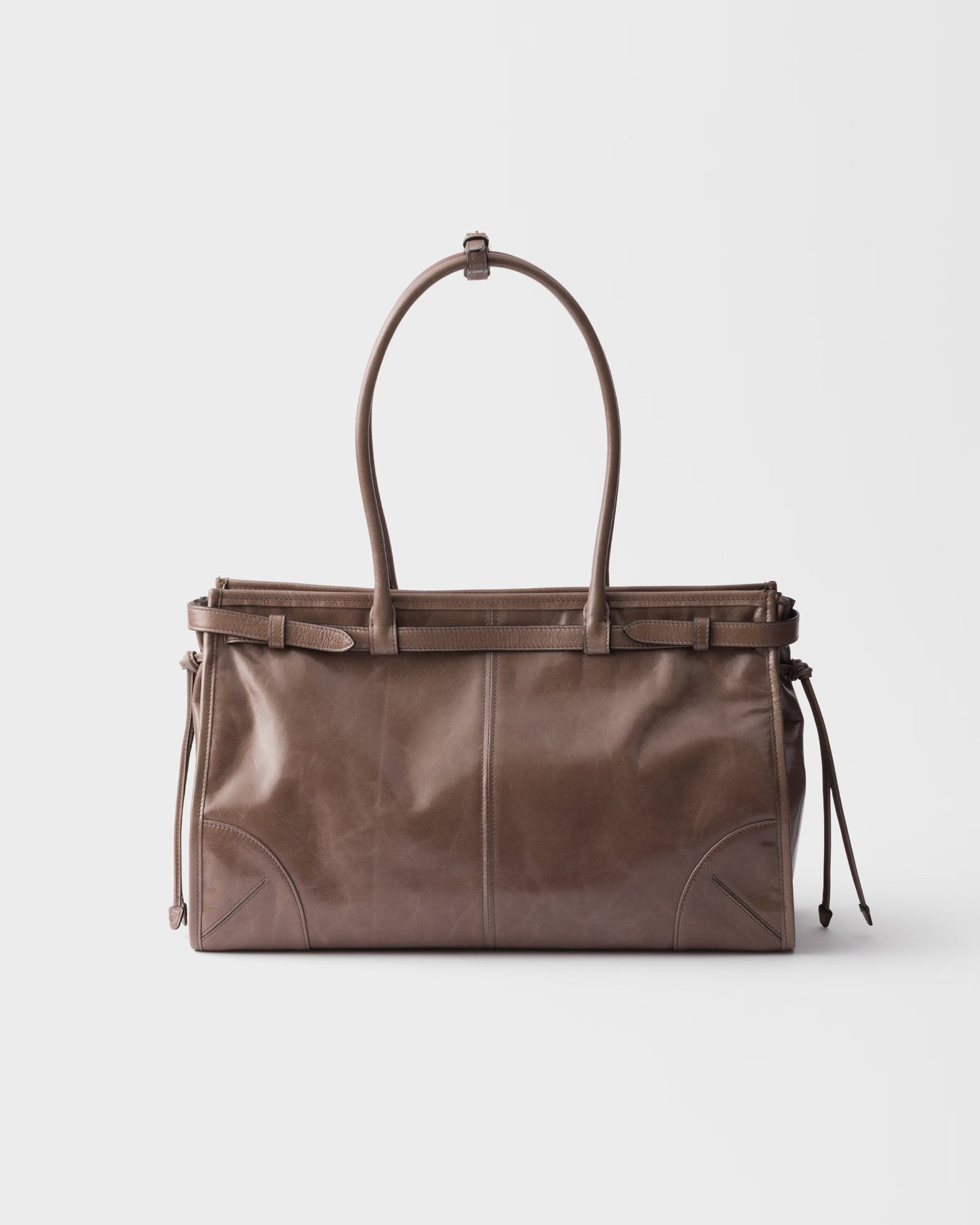 Bonnie Große braune Lederhandtasche